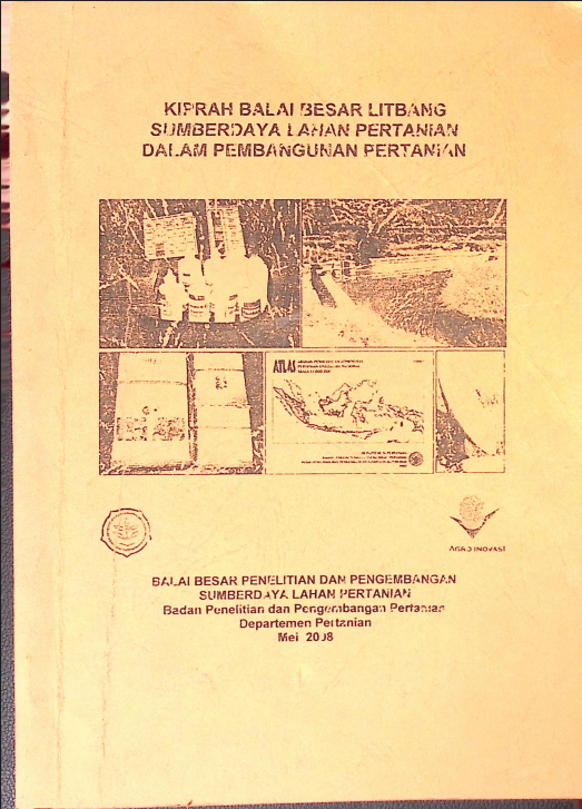 Cover KLARIFIKASI BALAI BESAR LITBANG SUMBERDAYA LAHAN PERTANIAN DALAM PEMBANGUNAN PERTANIAN