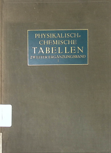 Cover PHYSIKALISCH CHEMISCHE