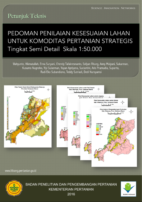 Cover Pedoman Penilaian Kesesuaian Lahan untuk Komoditas Pertanian Strategis Tingkat Semi Detail Skala 1:50.000