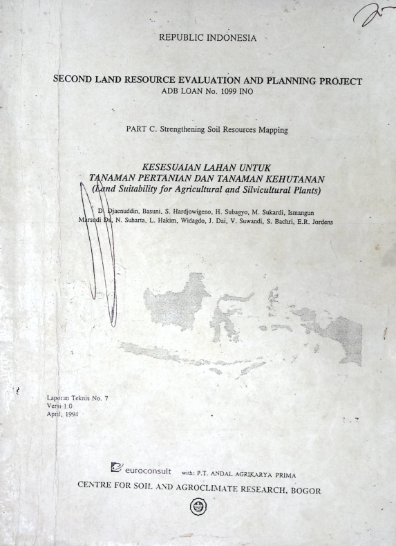 Cover RI SECOND LAND RESOURCE EVALUATION AND PLANNING PROJECT