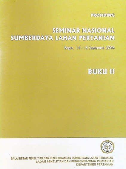 Cover SEMINAR NASIONAL SUMBERDAYA LAHAN PERTANIAN