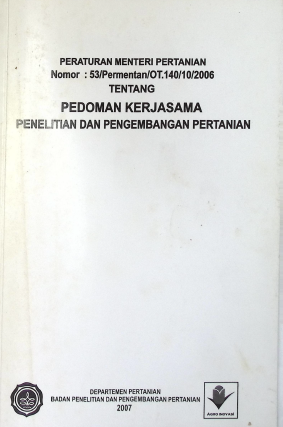 Cover PERATURAN MENTERI PERTANIAN
