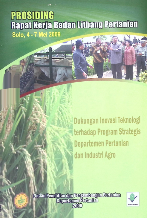 Cover PROSIDING RAPAT KERJA BADAN LITBANG PERTANIAN SOLO,4-7 MEI 2009