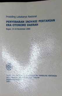 Cover PENYEBARAN  INOVASI PERTANIAN ERA OTONOMI DAERAH