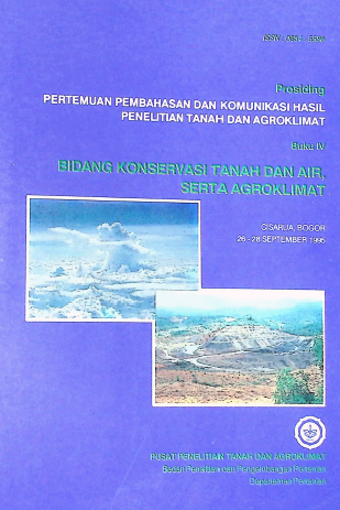 Cover PROSIDING PERTEMUAN PEMBAHASAN DAN KOMUNIKASI 1995