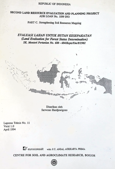 Cover EVALUASI LAHAN UNTUK HUTAN KESEPAKATAN