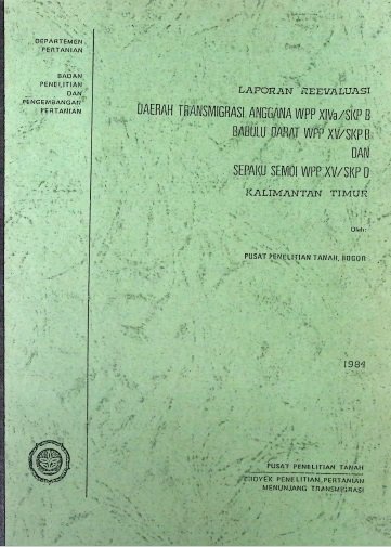 Cover DAERAH TRANMISGRASI ANGGANA WPP XIVa