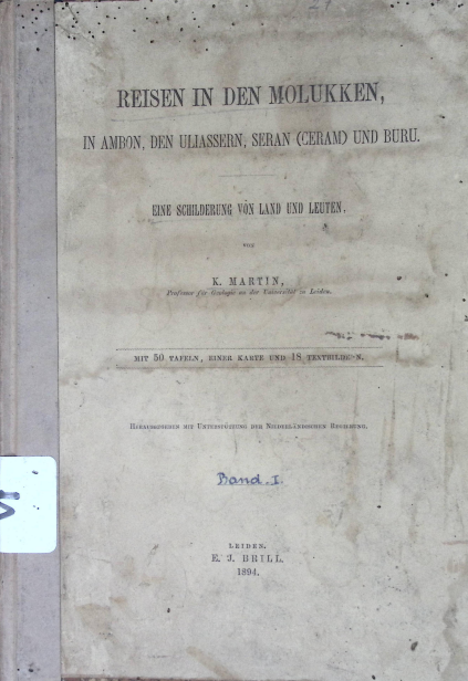 Cover REISEN IN DEN MOLUKKEN