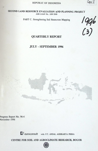 Cover QUARTERLY REPORT 1996 (3)