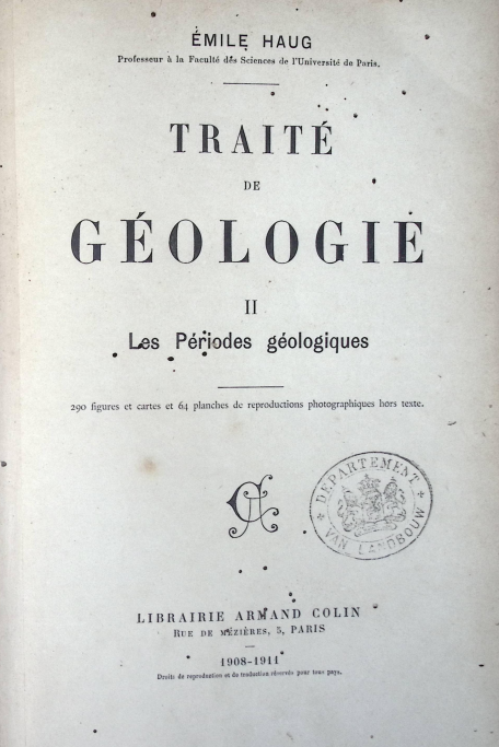 Cover TRAITE DE  GEOLOGIE II