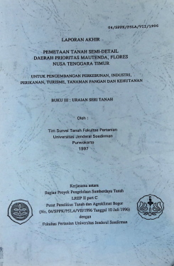 Cover PTS DAERAH PRIORITAS MUTENDA, FLORES NTT