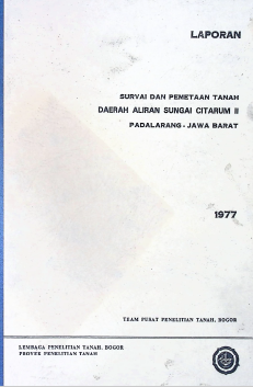 Cover LAPORAN SURVAI DAN PEMETAAN TANAH DAERAH ALIRAN SUNGAI CITARUM II PANDALARANG JAWA BARAT