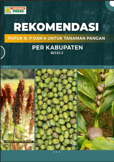 Cover REKOMENDASI PUPUK N, P, DAN K UNTUK TANAMAN PANGAN Edisi 2