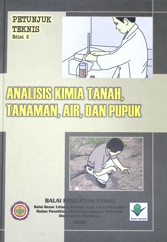 Cover analisis kimia tanah ,tanaman ,air,dan pupuk (2)