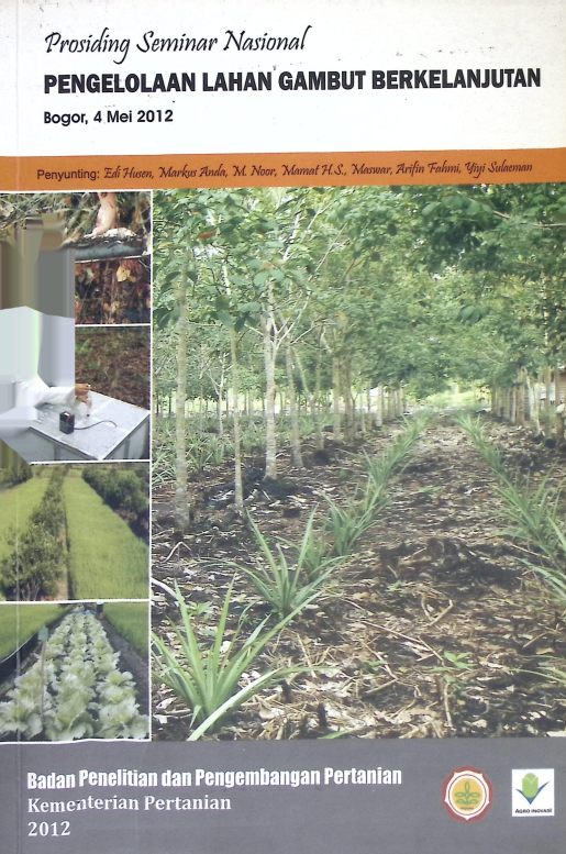 Cover PROSIDING SEMINAR NASIONAL  PENGELOLAAN LAHAN GAMBUT BERKELANJUTAN