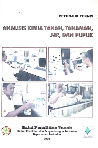 Cover ANALISIS KIMIA TANAH, TANAMAN, AIR, DAN PUPUK