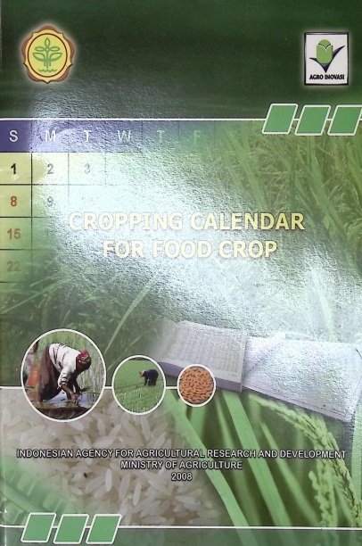 Cover CROPPING CALENDAR FOR FOOD CROP