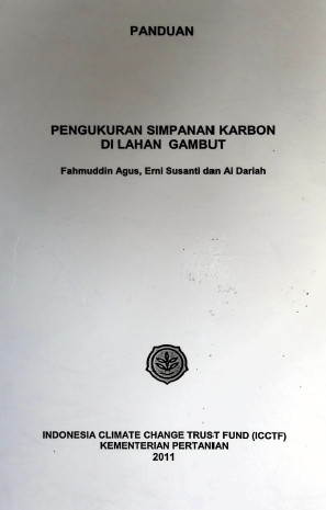 Cover PANDUAN PENGUKURAN SIMPANAN KARBON DI LAHAN GAMBUT