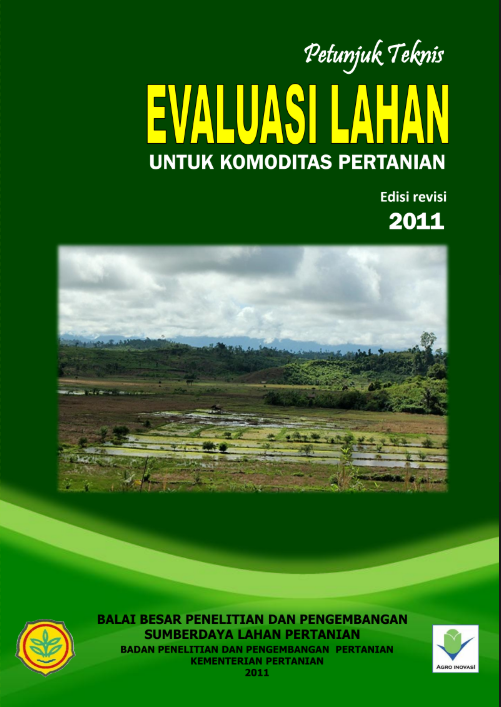 Cover Evaluasi Lahan untuk Komoditas Pertanian (Edisi Revisi 2011)