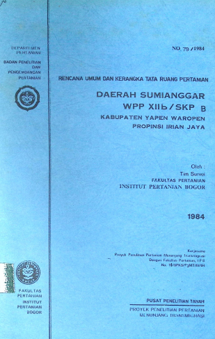 Cover DAERAH SUMIANGGAR KAB. YAPEN WAROPEN IRIAN JAYA