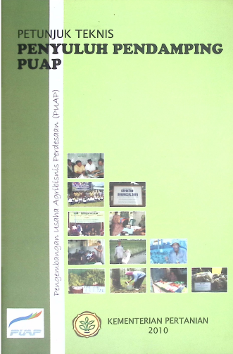 Cover PETUNJUK TEKNIS PENYULUH PENDAMPING PUAP