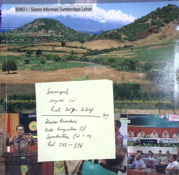 Cover SISTEM INFORMASI DAN PEMENTAAN SUMBERDAYA LAHAN MENDUKUNG SWASEMBADA PANGAN