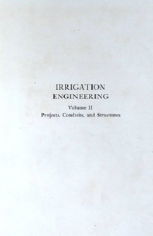 Cover IRRIGATION ENGUNEERING volume 2
