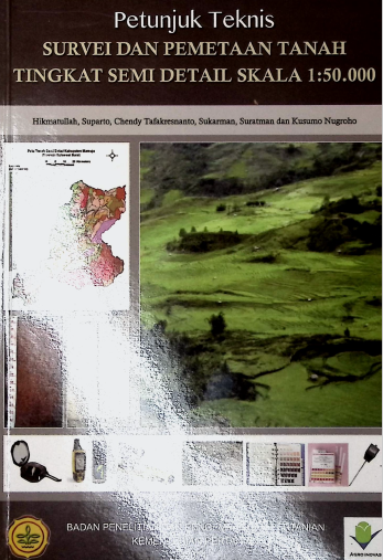 Cover PETUNJUK TEKNIS SURVEI DAN PEMETAAN TANAH TINGKAT SEMI DETAIL SKALA 1.50.000