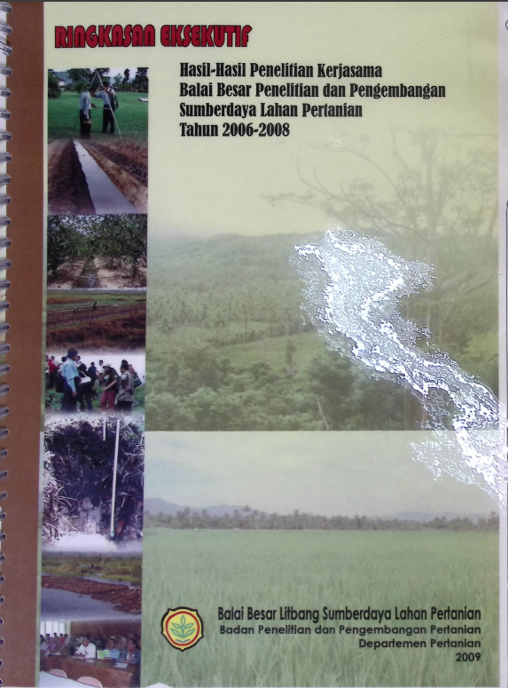 Cover RINGKASAN EKSEKUTIF HASIL-HASIL PENELITIAN KERJASAMA BBSDLP TAHUN 2006-2008