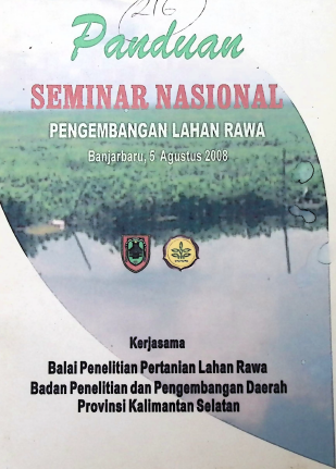 Cover SEMINAR NASIONAL PEMNEGMBANGAN LAHAN RAWA